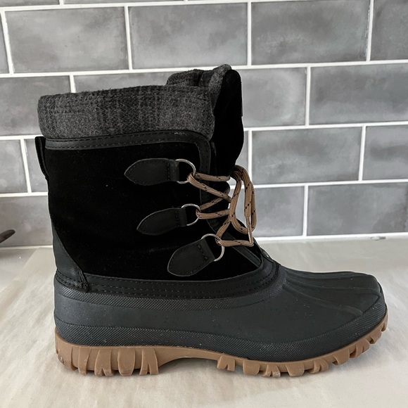 Storm by Cougar Chara Black Waterproof Shearling Lined Winter Boots Women size 9 - Picture 1 of 11